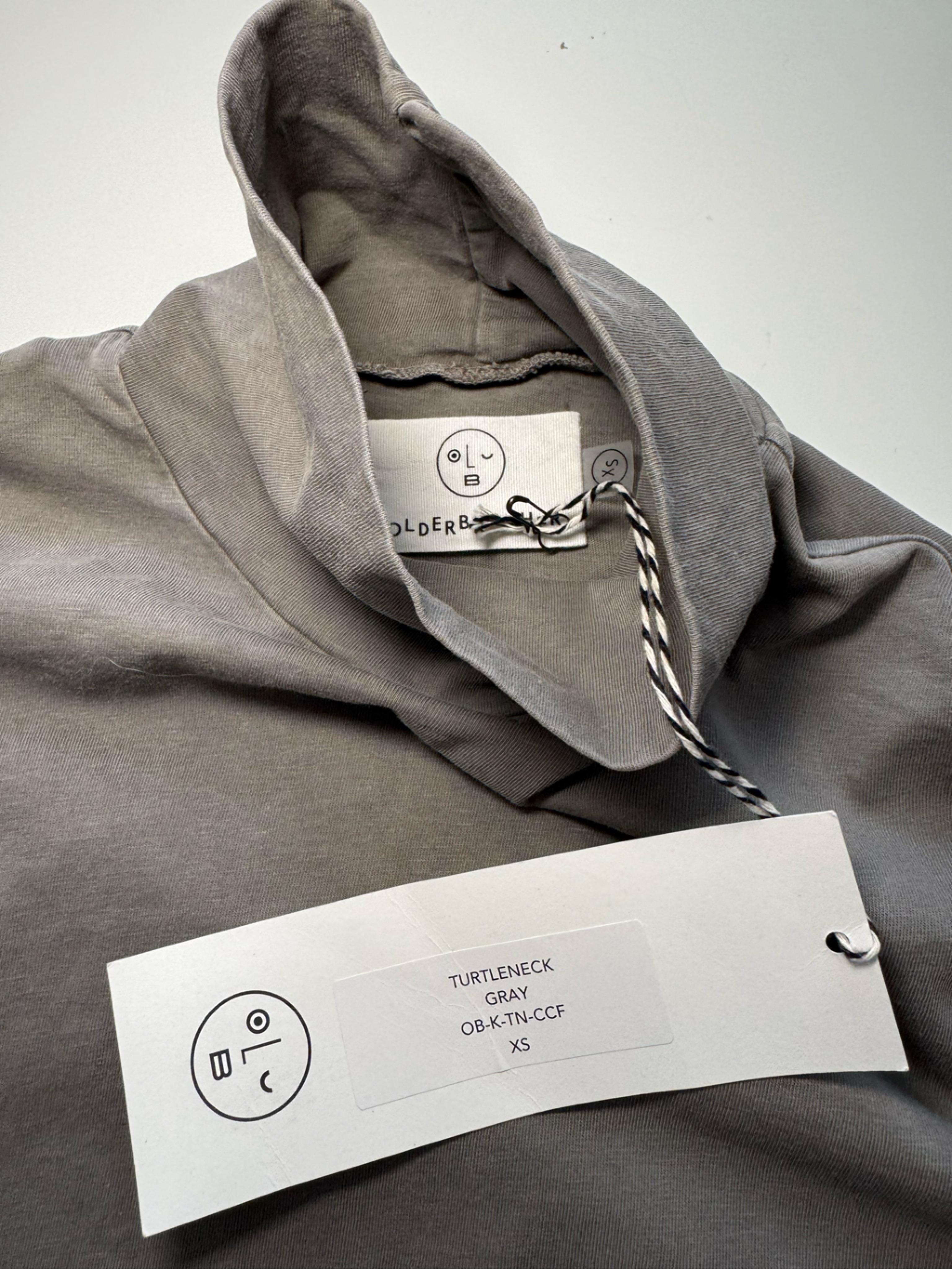 Olderbrother Long Sleeve Turtleneck Organic Japanese Cotton Shirt Men’s Size Xs — image 7 of 8